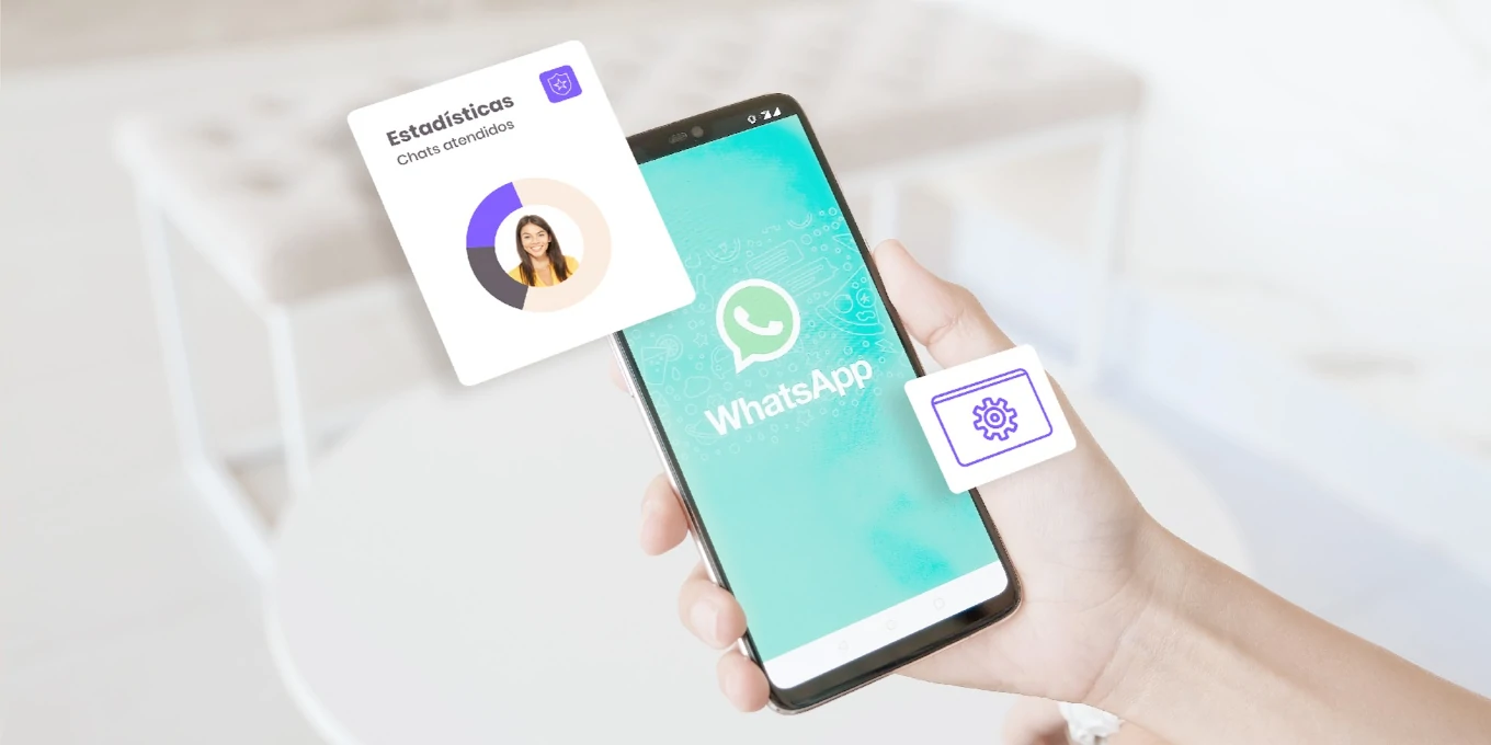 aplicación de whatsapp y estadísticas