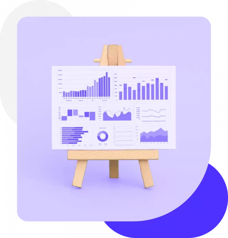 presentation with statistical digrams