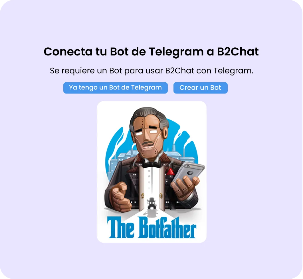 canal de telegram en b2chat